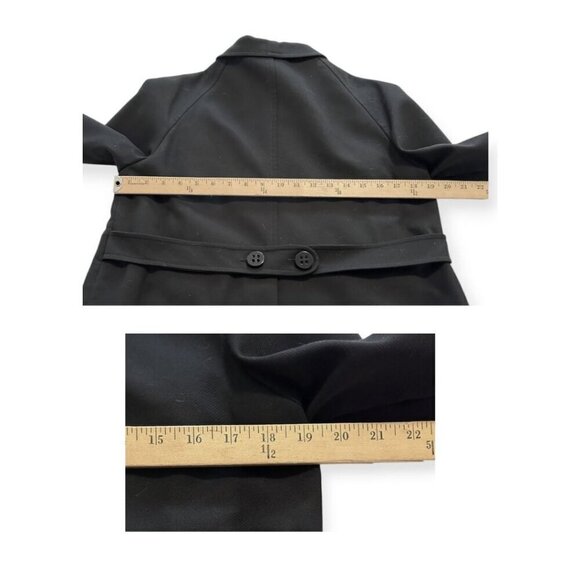 See by Chloe Black Cotton‎ Pea Coat/Jacket, Size US10/Italy 46 - Picture 14 of 16